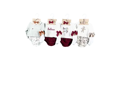 3Pcs Top Diaper Socks Set